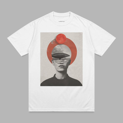 Surreal Ocean Head Fish Circle Graphic Modern product type