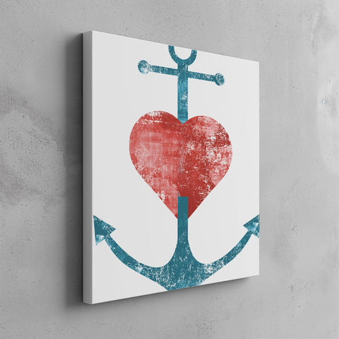 Quadro canvas Anchor Heart