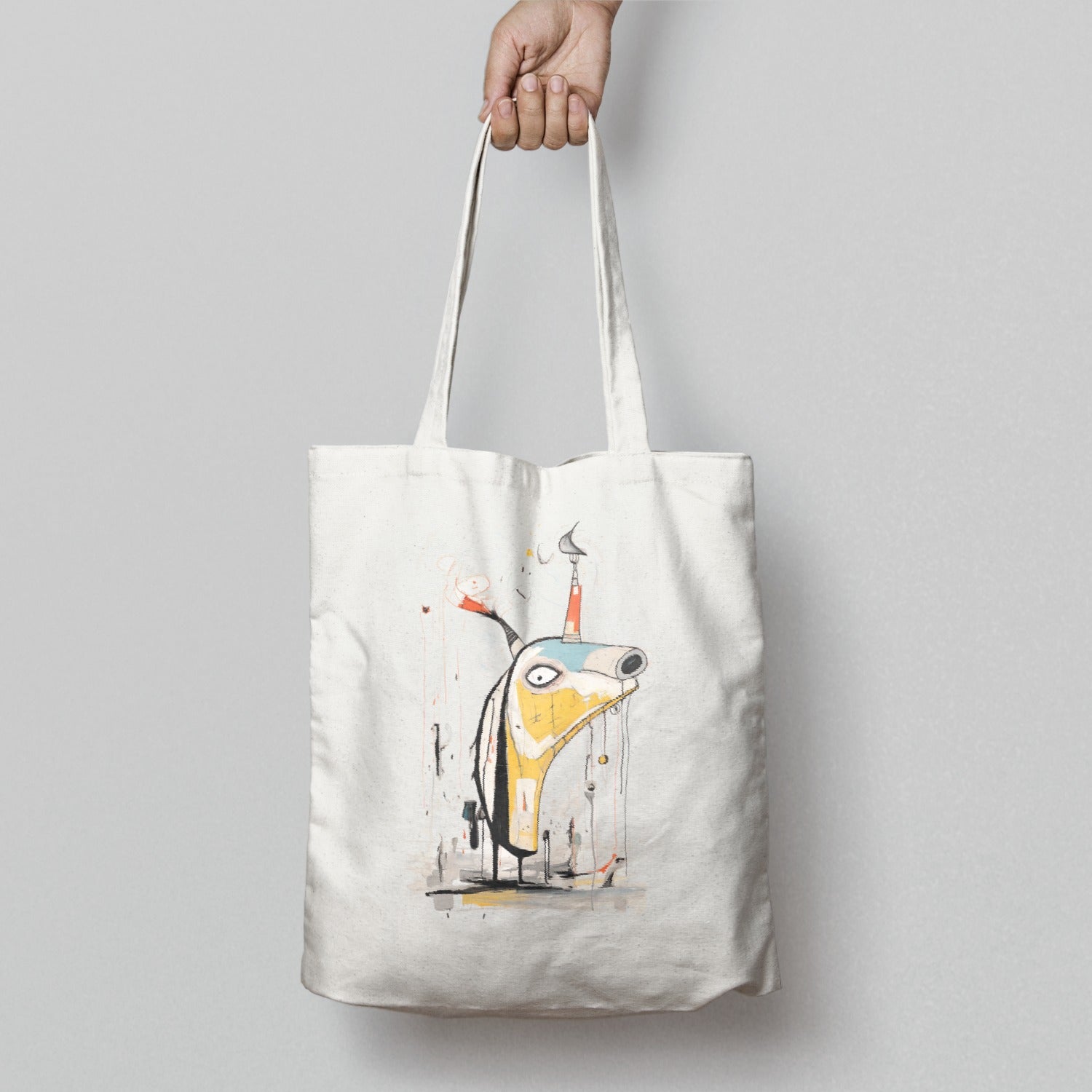 Abstract Artistic Animal Design Tote Bag Product