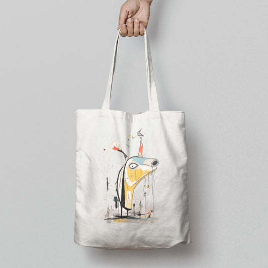Abstract Artistic Animal Design Tote Bag Product