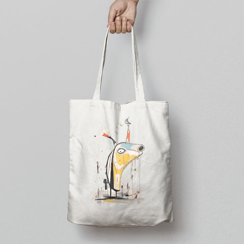 Abstract Artistic Animal Design Tote Bag Product
