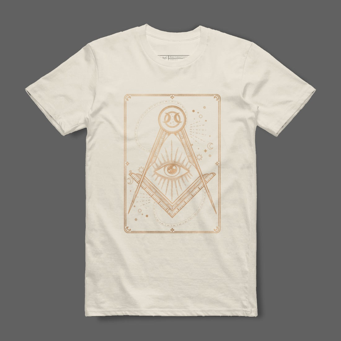 Mystical Eye and Symbols Graphics T-shirt