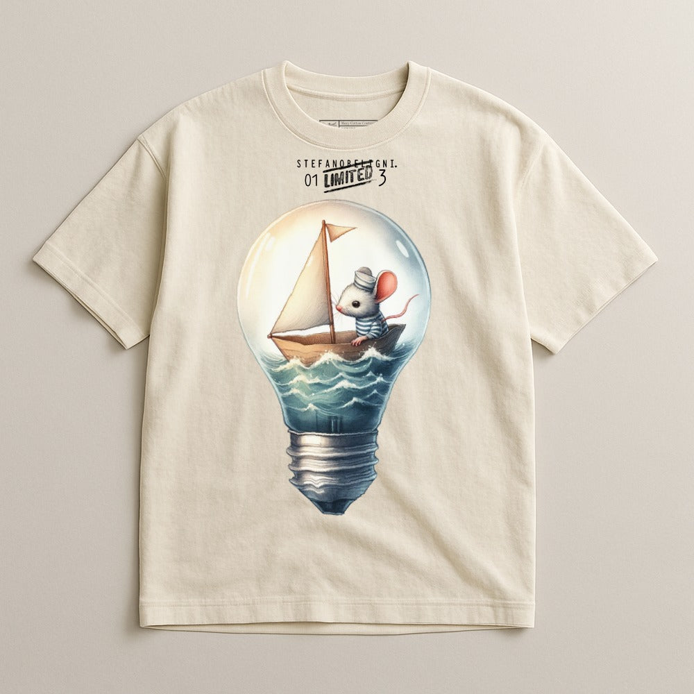 Limited Edition Boat in a Bulb Graphic Tee