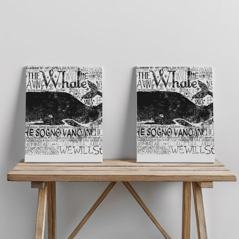 Quadro canvas Whale