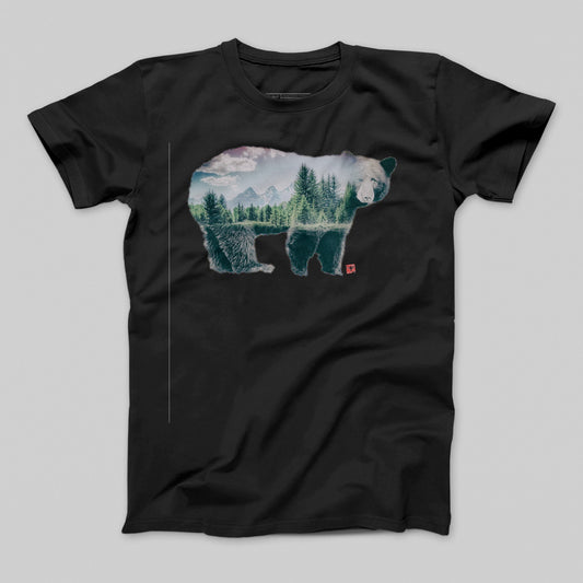 T-shirt donna boyfriend bear_forest