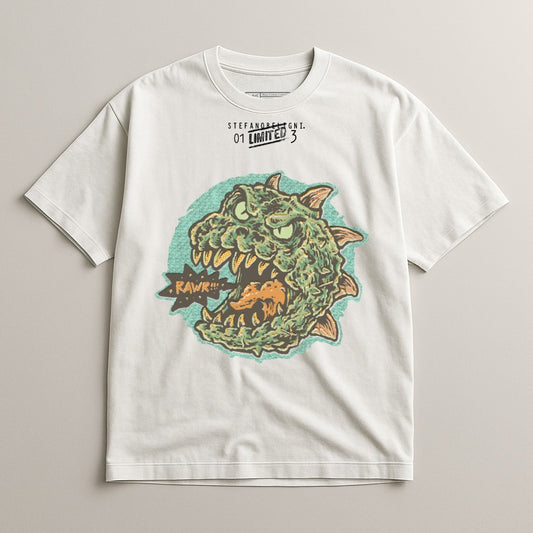 Limited Edition Dinosaur Graphic T-shirt for Men