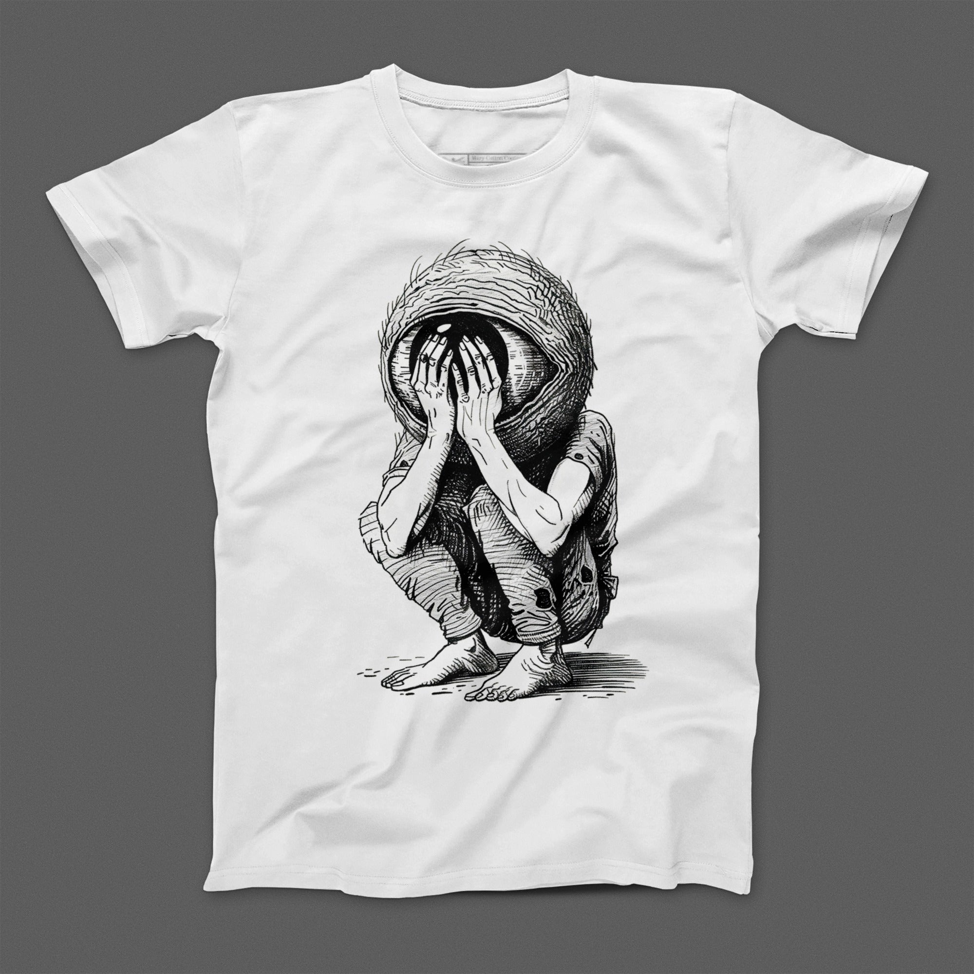 Artistic Illustrated Figure Design T-shirt product
