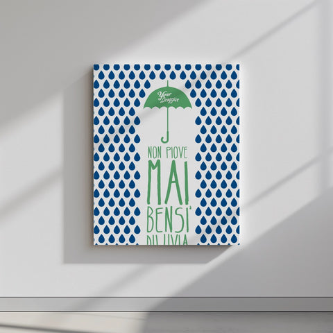 Quadro canvas Piove