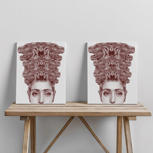 Quadro canvas head