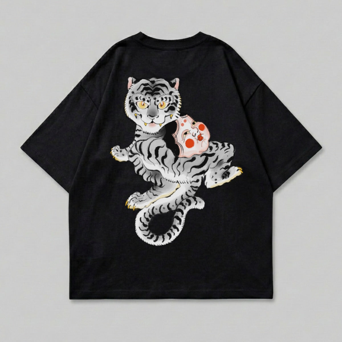 Black Shirt Japanese Tiger Mask Print product type

Black Tee
Tiger Graphic
Japanese Art
Hannya Mask
Demon Mask
Mythological Print
Animal Design
Back Print
Streetwear Style
Fashion Apparel
Graphic Shirt
Oversized Fit
Unisex Clothing
Unique Artwork
Cultural Design
Wild Cat
Big Cat Print
Asian Inspired
Dark Fashion
Artistic Top