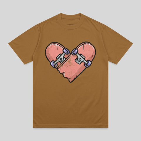 Skateboard Broken Heart Design Pink Wheels Product type