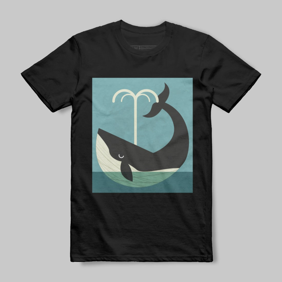 Whale Graphic Design Tee for Casual Wear Product