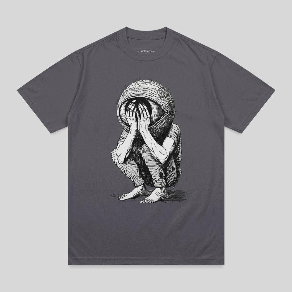 Dark Surreal Eyeball Head Figure Hands Face Art product type