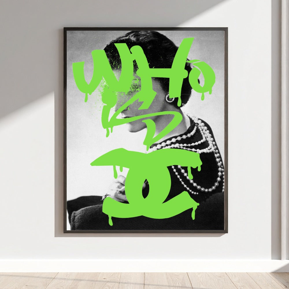 Urban Street Art Graffiti Styled Wall Art Poster