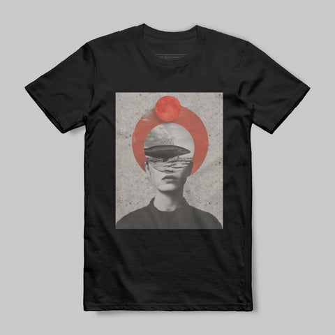 Artistic Graphic Tee with Unique Abstract Design