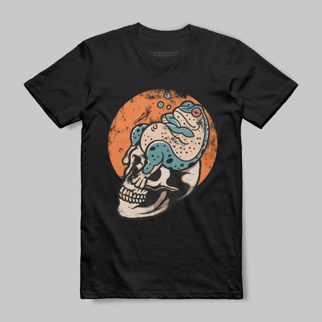 Skull and Snake Graphic Design T-shirt product