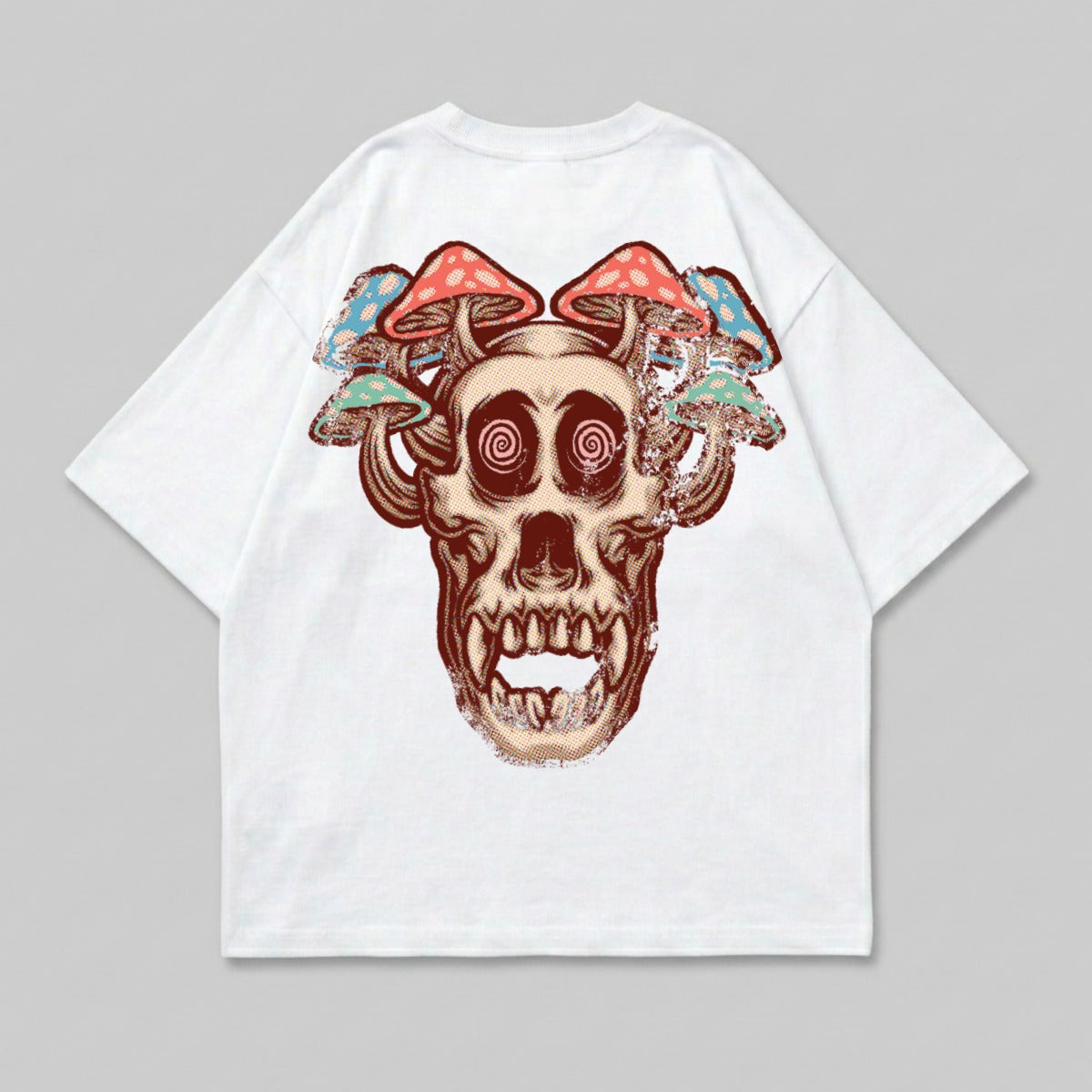 Surreal Skull Mushroom Eye Design Psychedelic Art T-shirt product type