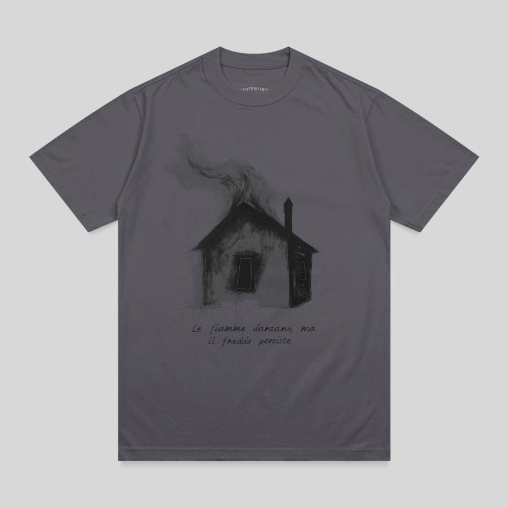 Dark Gray House Smoke Italian Quote product type