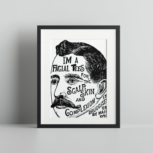 I'm a Facial Tees for the Scalp Skin and Complexion Print