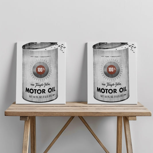 Quadro canvas motor_oil