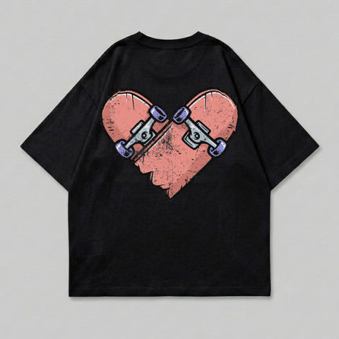 Skate Heart Graphic Broken Style Unisex Product Type