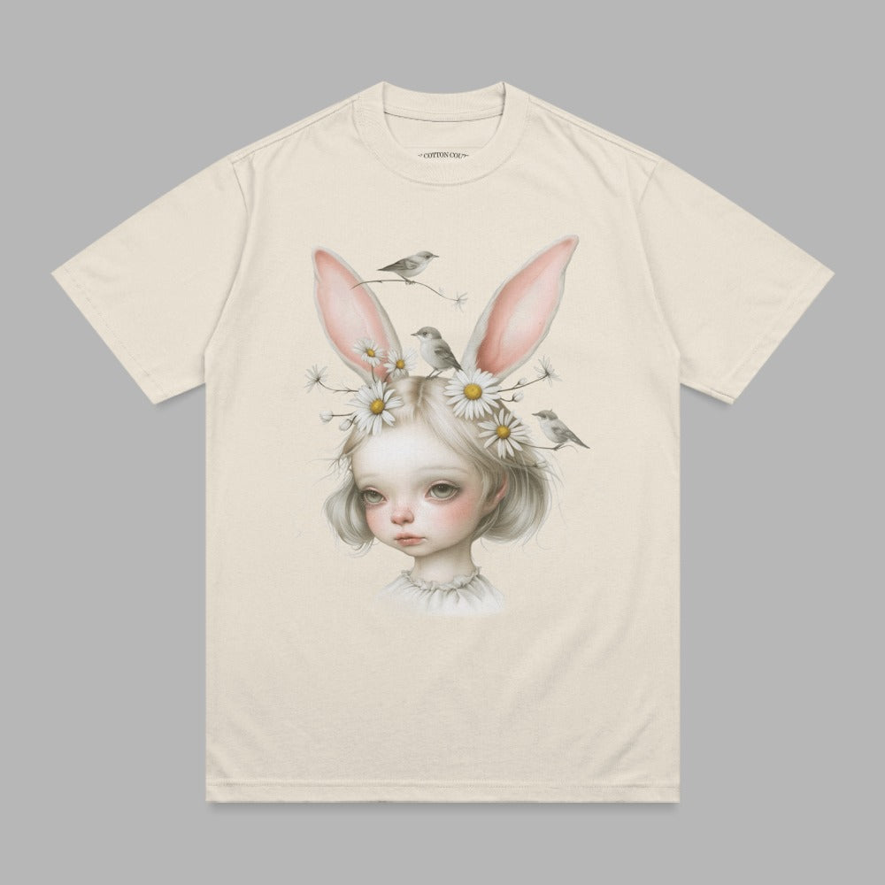 Rabbit Ear Girl Daisy Crown Birds Whimsical product type
