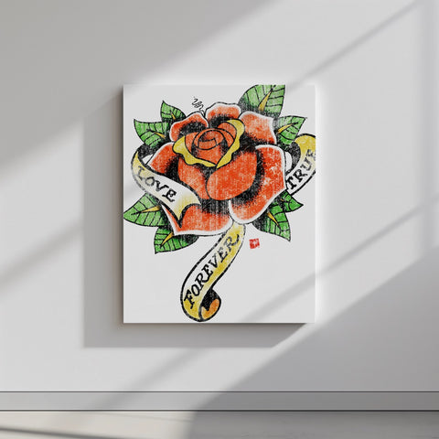 Quadro canvas rose