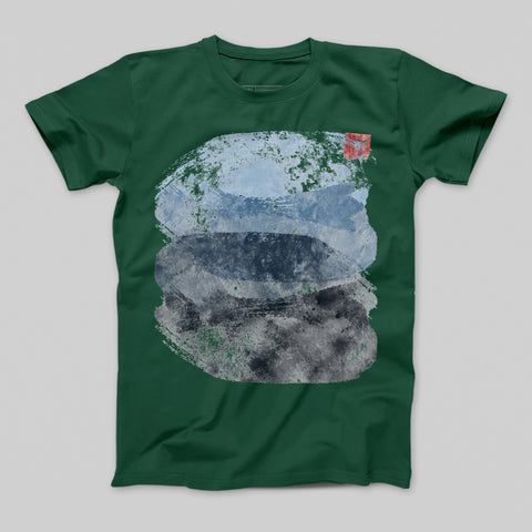 T-shirt donna boyfriend watercolor