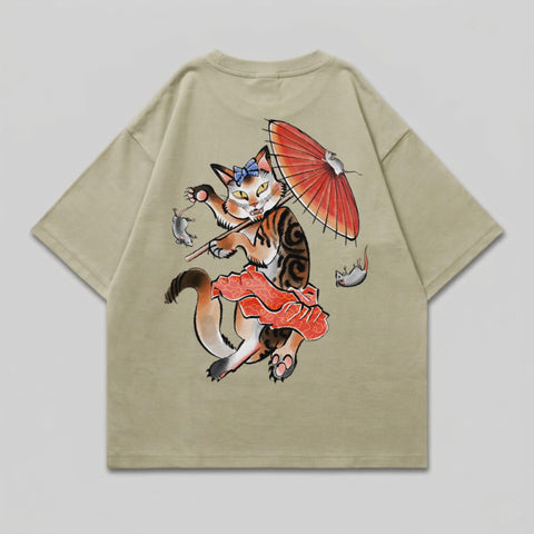 Playful Cat Umbrella Mice Design Funny Animal product type