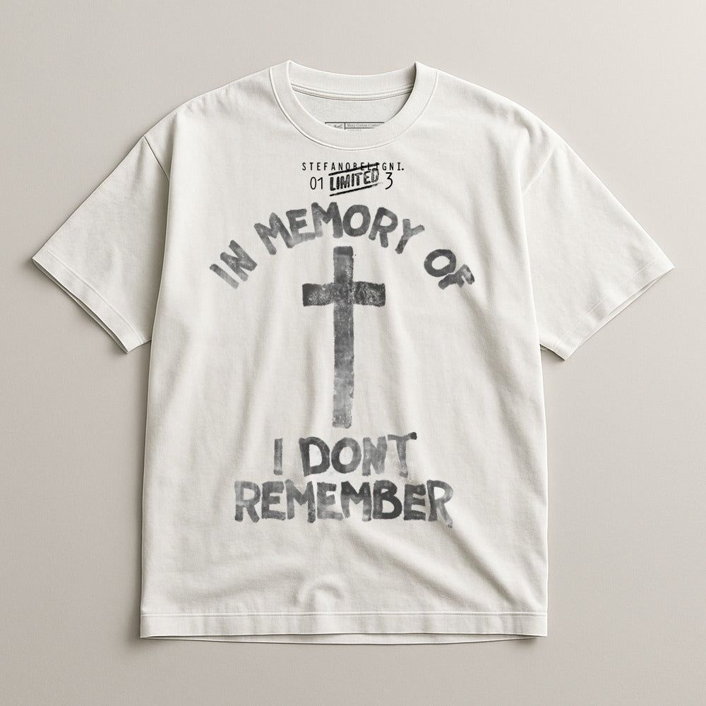 In Memory Of I Don't Remember Graphic T-shirt Product