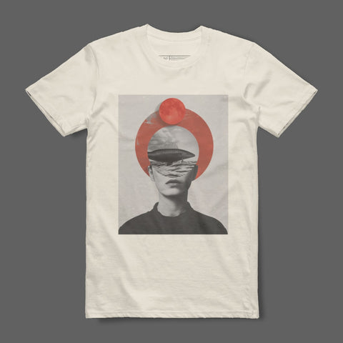 Abstract Art Graphic Tee with Unique Design