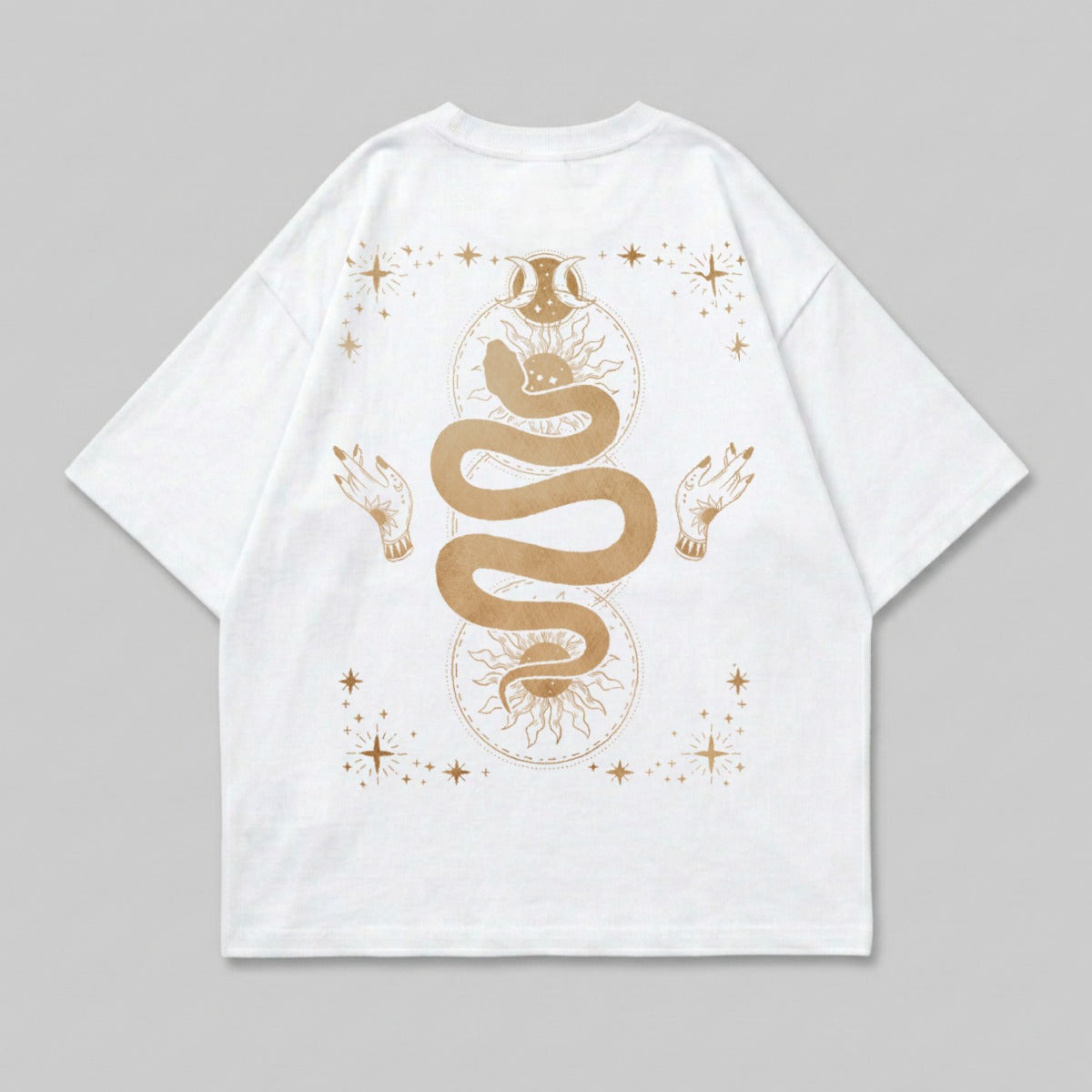 Mystical Serpent Sun Moon Hands Celestial Stars product type