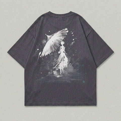 Dark Grey Ethereal Figure Umbrella Graphic Artistic Splatter product type
t-shirt, shirt, apparel, clothing, top, grey, dark grey, charcoal, umbrella, figure, graphic, print, art, artistic, splatter, ethereal, mystic, fantasy, aesthetic, street style