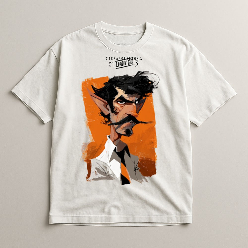 Cool Cartoon Character Artwork Illustrated T-Shirt