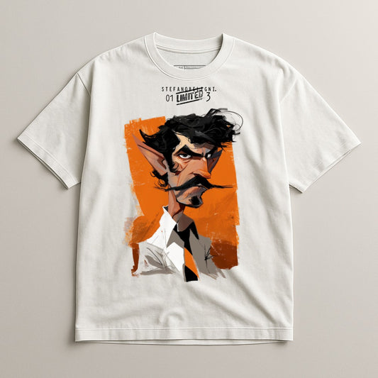 Cool Cartoon Character Artwork Illustrated T-Shirt