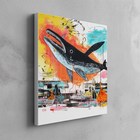 Quadro canvas societywhale