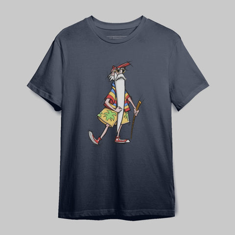 Cool Graphic Tee with Funky Cartoon Print Shirt