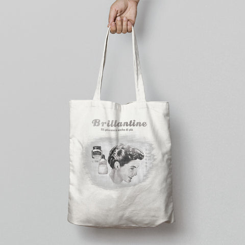 Brillantine Retro Style Design Tote Bag for Everyday Use