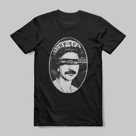 Punk Rock God Save The Queen Graphic Tee