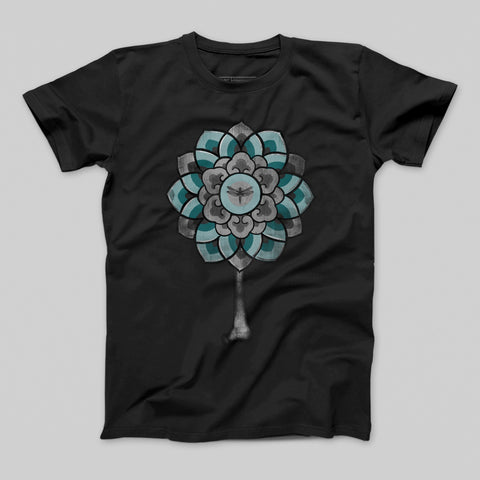 T-shirt donna boyfriend Flower Bones