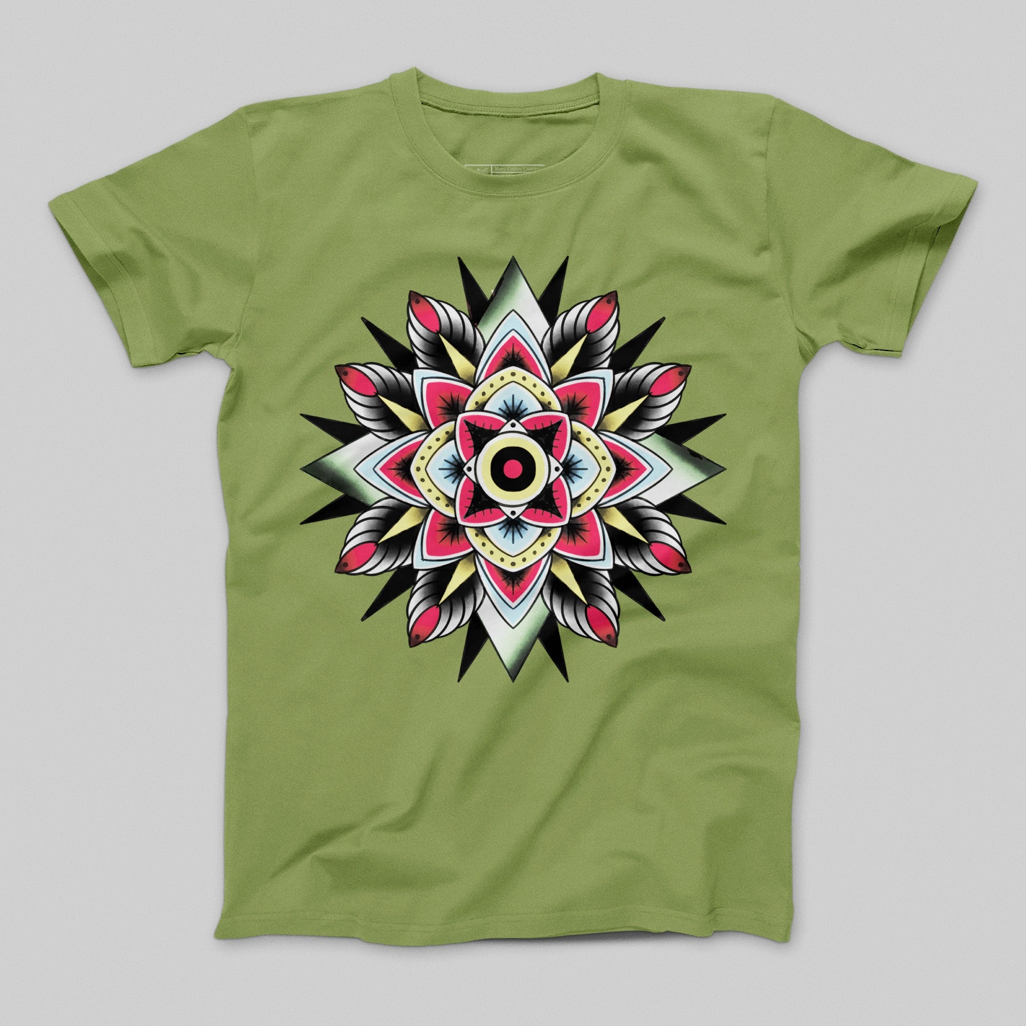 Intricate Mandala Design T-Shirt for Casual Wear