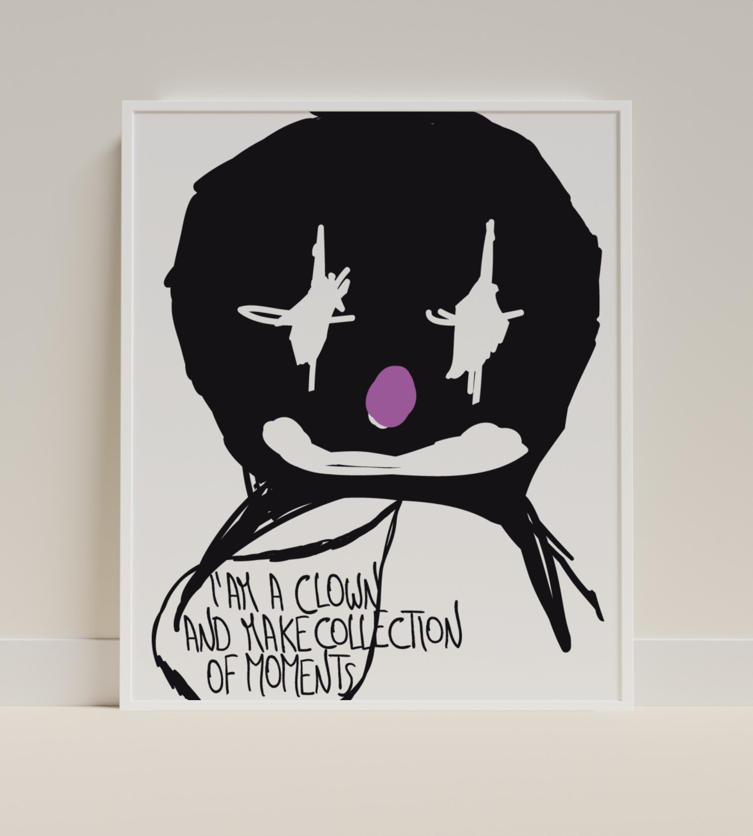 I am a Clown and Make Collection of Moments artwork