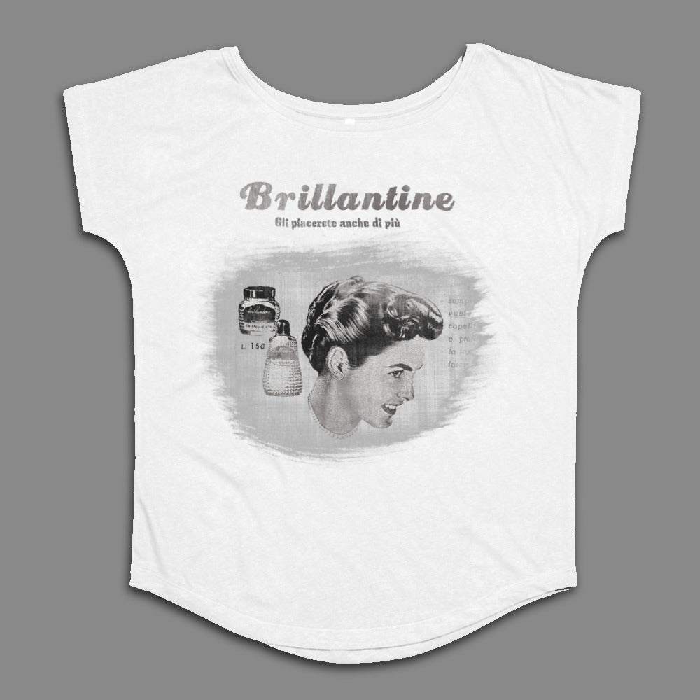 Vintage Brillantine Retro Hair Products Graphic Tee