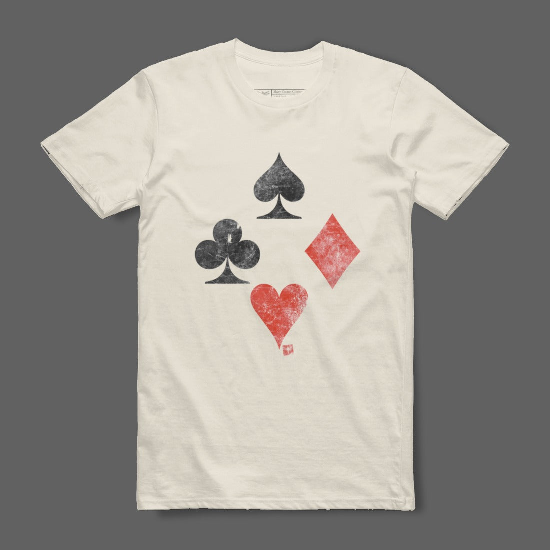 Unique Playing Card Suits Graphic T-Shirt