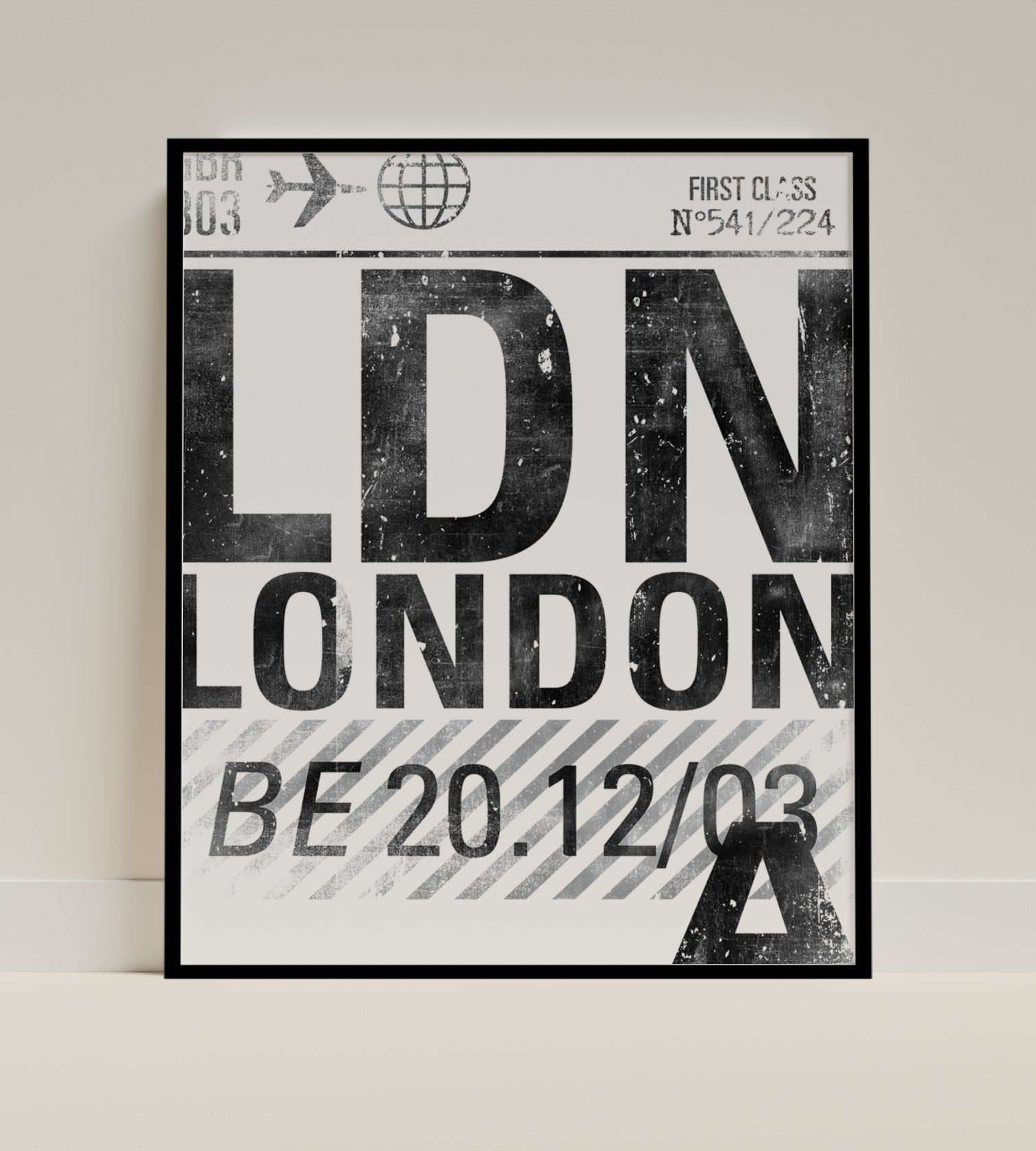 LDN London First Class Wall Art Print Poster