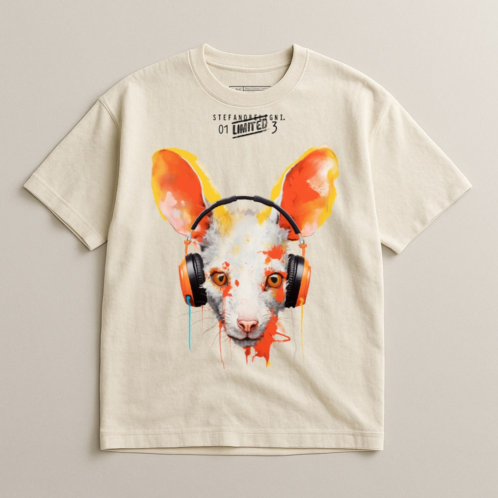 Limited Edition Headphones Dog Graphic Tee