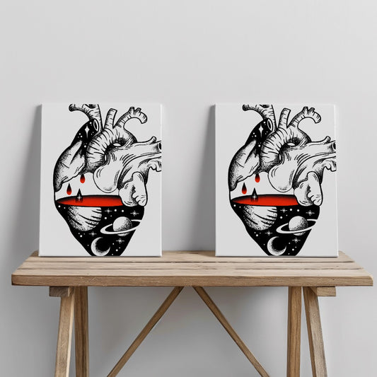 Quadro canvas univheart