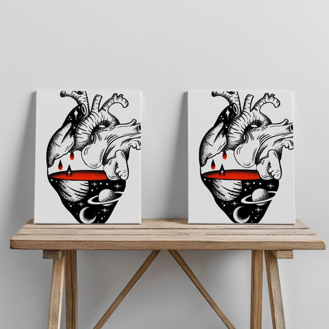Quadro canvas univheart
