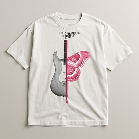 Stef Anderen G.T. 01 Limited 3 Guitar and Butterfly Shirt
