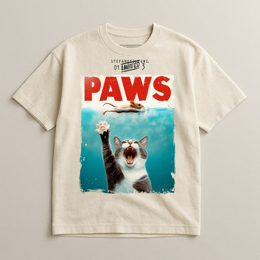 Fun Graphic Cat and Mouse Design T-Shirt